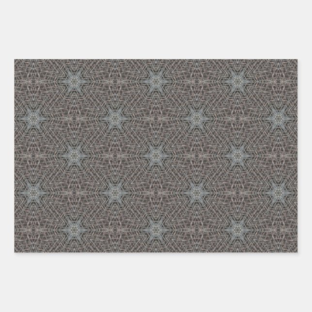 Metallmesh Geschenkpapier Set (Vorderseite)