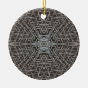 Metallmesh Keramik Ornament