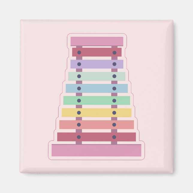 Metallophone-Aufkleber Magnet (Vorne)