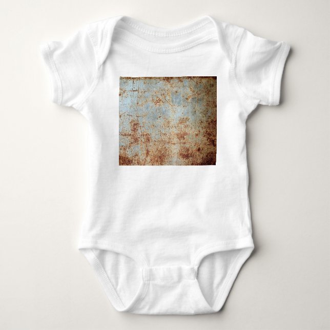 Metallplatte, texturiert baby strampler (Vorderseite)