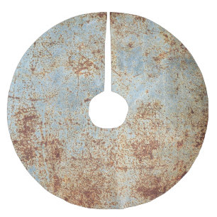 Metallplatte, texturiert polyester weihnachtsbaumdecke