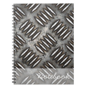 Metallplatten-Notebook Notizblock