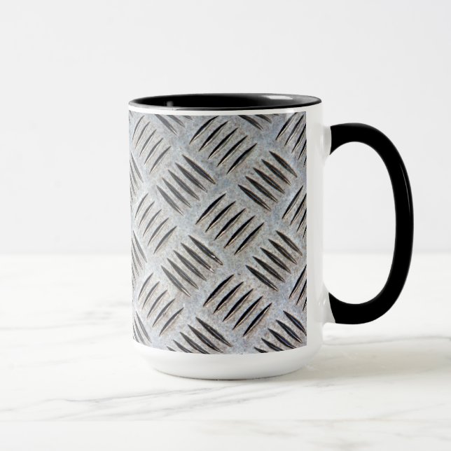 Metallplattenbeschaffenheit Tasse (Rechts)