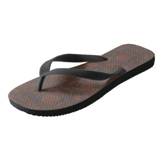 Metallquadrate Flip Flops