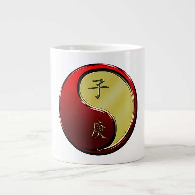 Metallratte Jumbo-Tasse (Vorderseite)