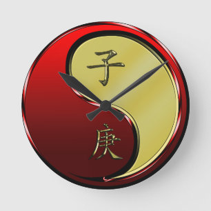 Metallratte Runde Wanduhr