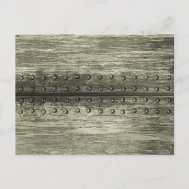 Metallrivets-Muster Postkarte (Vorderseite)