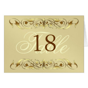 Metallrolle-Tabellen-Karte Großherzogin-Gold