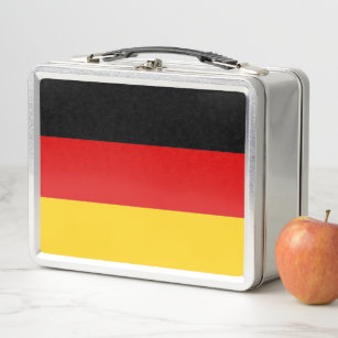 Metallrostfreier Lunchbox mit Deutschland-Flagge