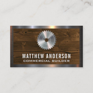 Metallsäge   Holzplatten und Metallplatten Visitenkarte