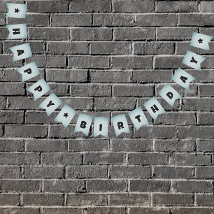 Metallschau zum Geburtstag / jede benutzerdefinier Wimpelkette