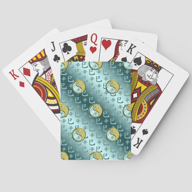 Metallschlange Spielkarten (Rückseite)