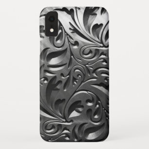 Metallsilber, abstrakter Edelstahl Case-Mate iPhone Hülle