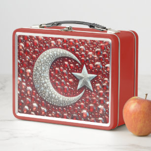 Metallsteine ohne Lunchbox mit türkischen Farben