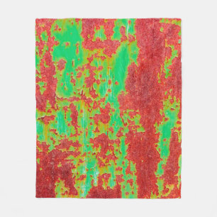 Metallstruktur mit Kratzer- und Risseffekt, ab Fleecedecke