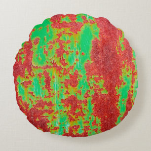 Metallstruktur mit Kratzer- und Risseffekt, ab Rundes Kissen