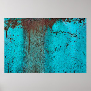 Metallstruktur mit Kratzern und Cracksabstract, ei Poster