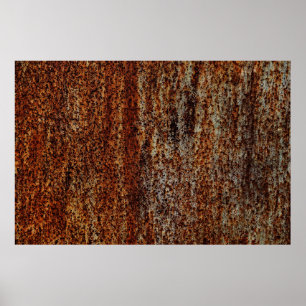 Metallstruktur mit Kratzern und Cracksabstract, ei Poster