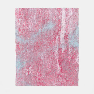 Metallstruktur mit Kratzern und Rissen abstrakt, Fleecedecke