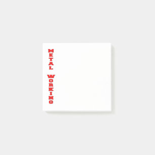 Metallverarbeitung Post-it Klebezettel