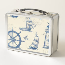 Metallverpackung mit Meeresangaben Metall Brotdose