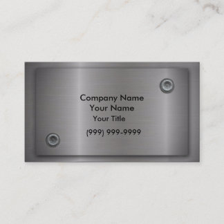 MetallVisitenkarten Visitenkarte