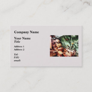 Metallwache im U-Boot Visitenkarte