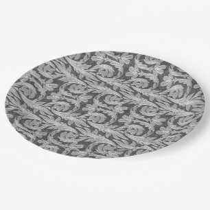 Metallwellen-Silbermedaille-PARTY-TELLER Pappteller