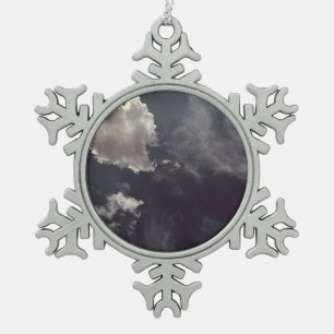Metallwolke Schneeflocken Zinn-Ornament