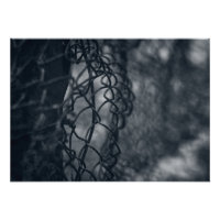 Metallzaun Raster Fine Art