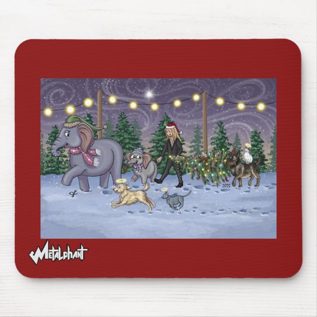 Metalphant Family Tree Mouse Pad Mousepad (Vorne)