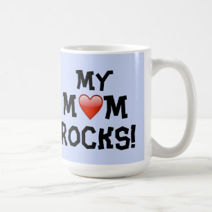 Metalphant Heart Guitar Meine Mama Rocks Tasse