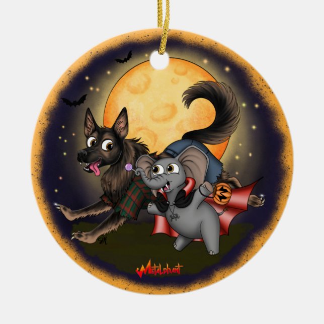 Metalphant Metalfriends Keramik Keramik Ornament (Vorne)