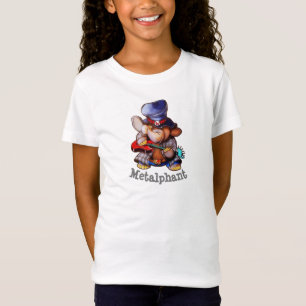Metalphant mit dem T - Shirt des Gitarren-Mädchen