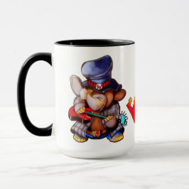 Metalphant mit Gitarre-Tasse Tasse