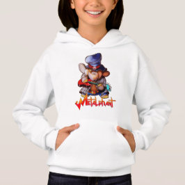 Metalphant mit Gitarren-Girls Pullover Hoodie