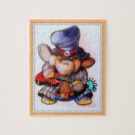 Metalphant mit Gitarren-Puzzlespiel - Singlebild Puzzle
