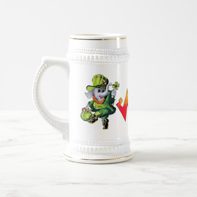 Metalphant St. Phantrick Beer Stein Bierglas (Links)