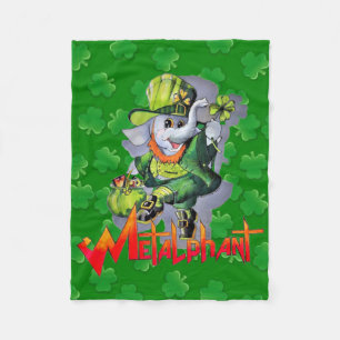 Metalphant St. Phantrick Fleece Blanket