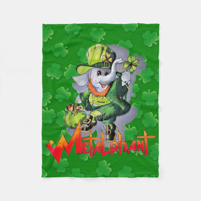 Metalphant St. Phantrick Fleece Blanket (Vorderseite)