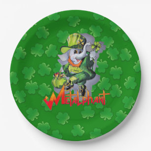 Metalphant St. Phantrick Papierplatte Pappteller