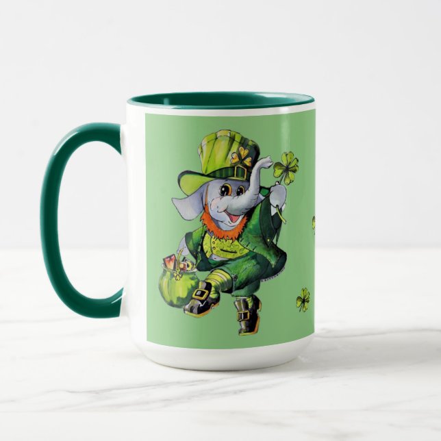 Metalphant St. Phantrick Tasse (grün) (Links)