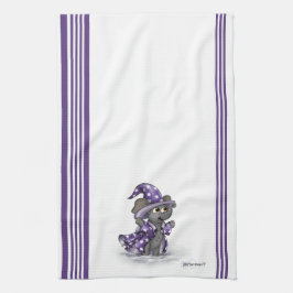 Metalphant Wilbur im Winter Küchentuch