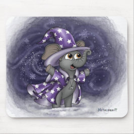 Metalphant Wilbur im Winter Mouse Pad Mousepad