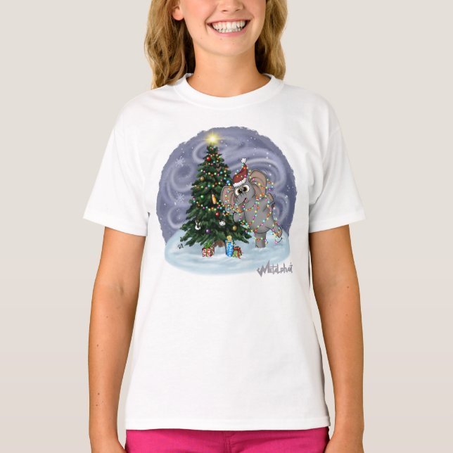 Metalphant Wilbur in Lights Girl's T - Shirt (Vorderseite)