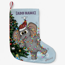 Metalphant Wilbur in Lights Strumpf Kleiner Weihnachtsstrumpf