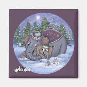 Metalphant Wilbur & Magnet-Mutter Magnet