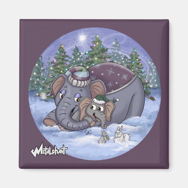 Metalphant Wilbur & Magnet-Mutter Magnet (Vorne)