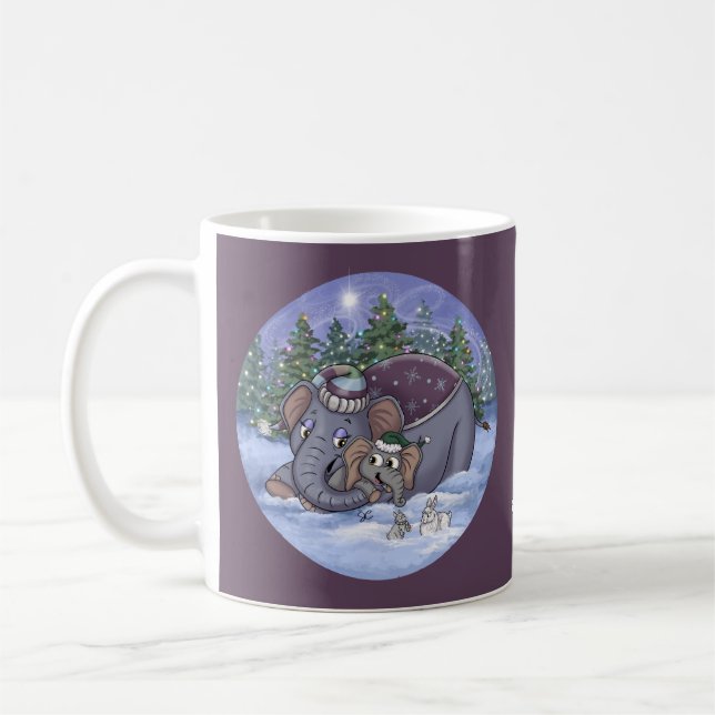 Metalphant Wilbur & Mama-Tasse Kaffeetasse (Links)