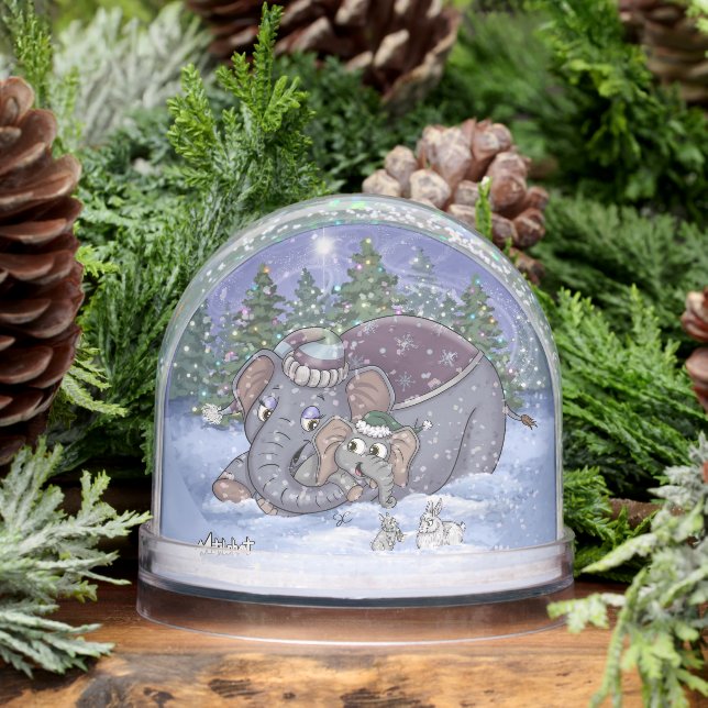 Metalphant Wilbur & Mom Snow Globe Schneekugeln (Winter)